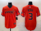 Men's Houston Astros #3 Jeremy Peña Orange 2025 City Connect With Texas Patch Limited Jersey