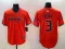 Men's Houston Astros #3 Jeremy Peña Orange 2025 City Connect With Texas Patch Limited Jersey