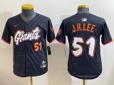 Youth San Francisco Giants #51 Jung Hoo Lee 2025 City Connect Limited Jersey