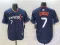 Men's Houston Astros #7 C.J. Stroud Navy 2025 City Connect With Texas Patch Limited Jersey