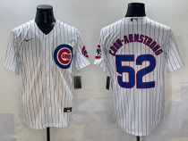 Men's Chicago Cubs #52 Pete Crow-Armstrong White Alternate Limited Jersey