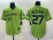 Men's Houston Astros #27 Jose Altuve Green 2025 City Connect With Texas Patch Limited Jersey