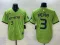 Men's Houston Astros #3 Jeremy Peña Green 2025 City Connect With Texas Patch Limited Jersey