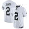 Men's Las Vegas Raiders #2 Ashton Jeanty White 2025 Draft Vapor Untouchable Limited Jersey