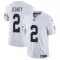 Men's Las Vegas Raiders #2 Ashton Jeanty White 2025 Draft Vapor Untouchable Limited Jersey