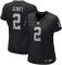 Women Las Vegas Raiders #2 Ashton Jeanty Black 2025 Draft Vapor Untouchable Limited Jersey