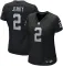 Women Las Vegas Raiders #2 Ashton Jeanty Black 2025 Draft Vapor Untouchable Limited Jersey