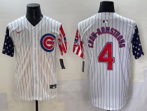 Men's Chicago Cubs #4 Pete Crow-Armstrong White Stitched Baseball Jersey