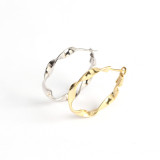 INS Mobius Band S925 Silver Earrings