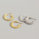 INS Geometric Ballpoint Ear Clip S925 Silver Earrings