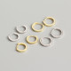 INS Simple Circle  Ear Clip S925 Silver Earrings