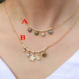 Heart charms neckalce . star locker charms neckalce