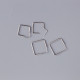 Geometric Square Ear Clip S925 Silver Earrings
