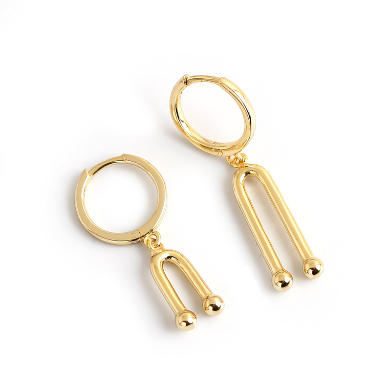 Asymmetric Line Ear Clip S925 Silver Earrings