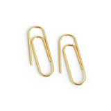 Simple Clip Charm S925 Silver Earrings