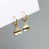 Heart Ear Clip Eardrop S925 Silver Earrings