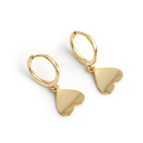 Heart Ear Clip Eardrop S925 Silver Earrings