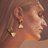 Heart Ear Clip Eardrop S925 Silver Earrings