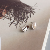 Irregular Concave And Convex Surface S925 Stud Earrings