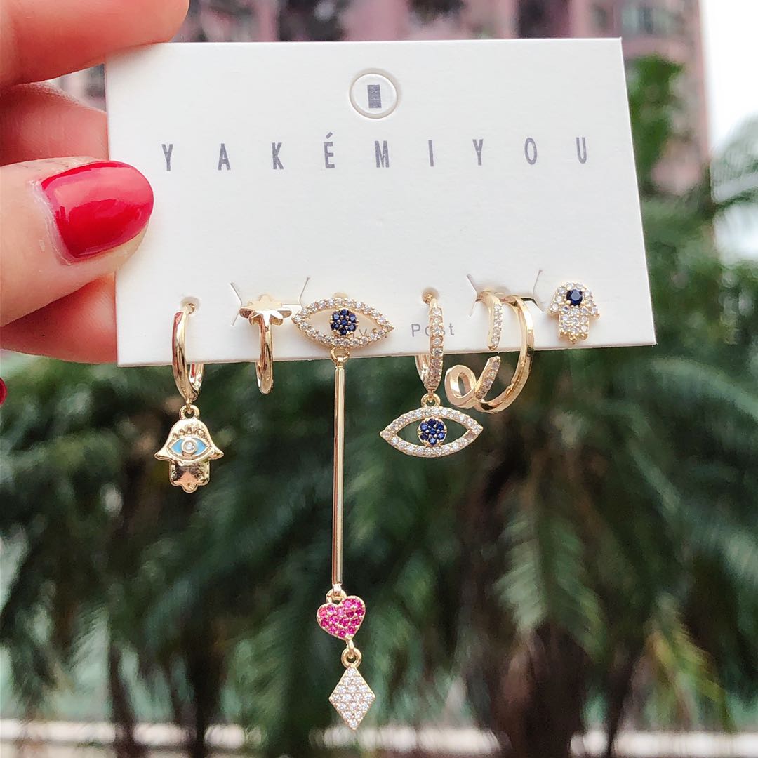 Set eyes earring
