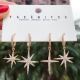 Set star earring