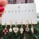 Set mess charms earring
