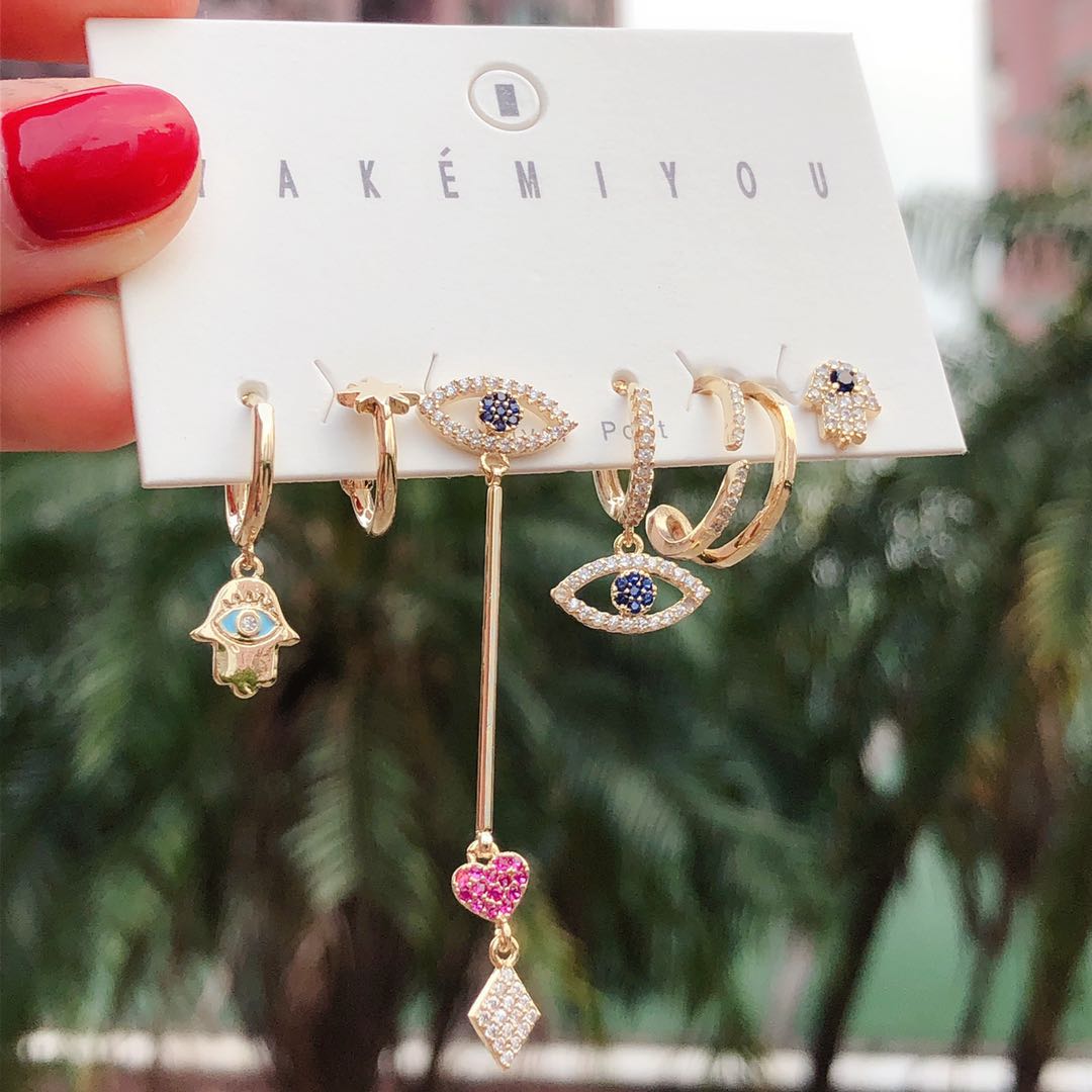 Set eyes earring