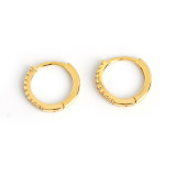 Circle Simple Ear Clip S925 Silver Earrings