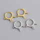 Rivet Charm Punk Style Ear Clip S925 Earrings