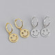 Smile Face Ear Clip S925 Silver Earrings