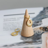 Hyperbole Wavy Ear Clip S925 Silver Earrings
