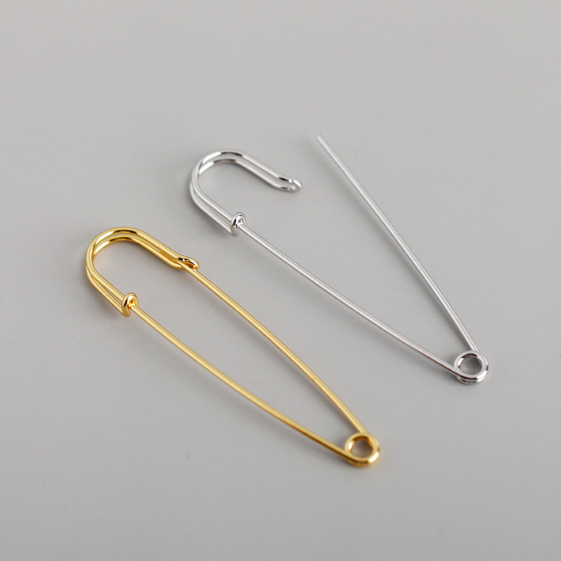 Hyperbole Pin Ear Clip S925 Silver Earrings