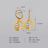 Spring Ball Charm Ear Clip S925 Silver Earrings