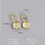 Irregular Surface Ear Clip S925 Silver Earrings