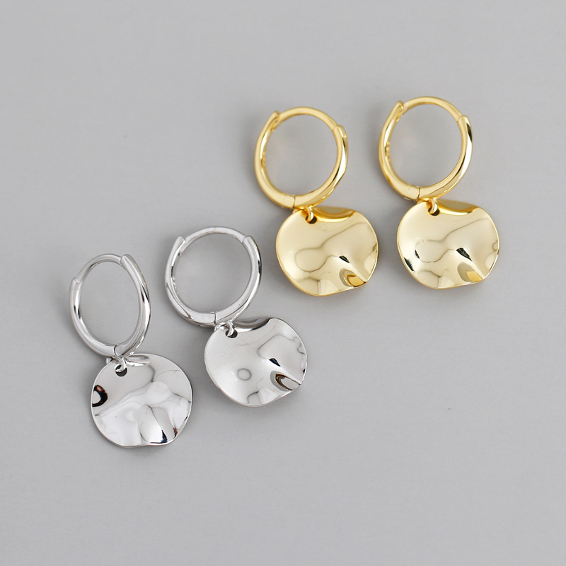 Irregular Surface Ear Clip S925 Silver Earrings