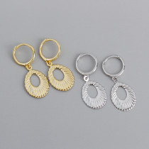 Hyperbole Wavy Ear Clip S925 Silver Earrings
