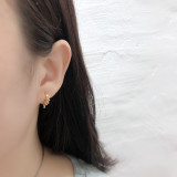 Small Ballpoint Ear Clip S925 Silver Earrings