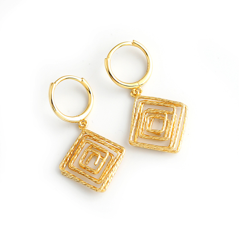 Special Loop Line Charm Ear Clip S925 Silver Earrings