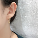 Starfish Charm  Ear Clip S925 Silver Earrings