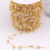 Pearl S shape necklace chain ( price by meter )
