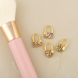 Colorful locker earring
