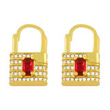 Zircon Lock Earring