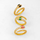 Colorful  Snake Adjustable Ring