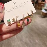 Copy Pinapple charms set earring