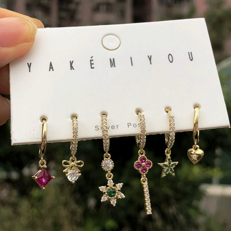 Star Flowers Set Earring