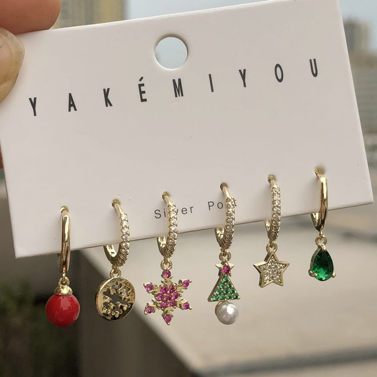 2020 New Christmas Charms Set Earrings