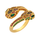 Colorful Snake Adjustable Ring