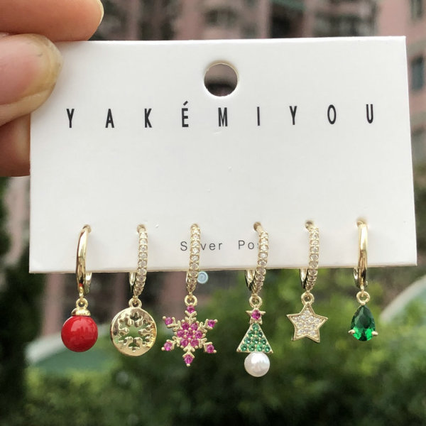 2020 New Christmas Charms Set Earrings
