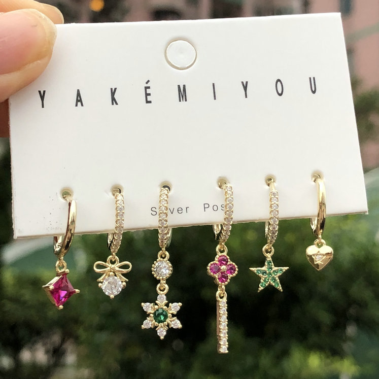 Star Flowers Set Earring