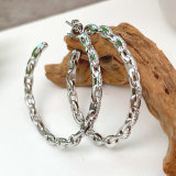 Link Chain Hoop Earring